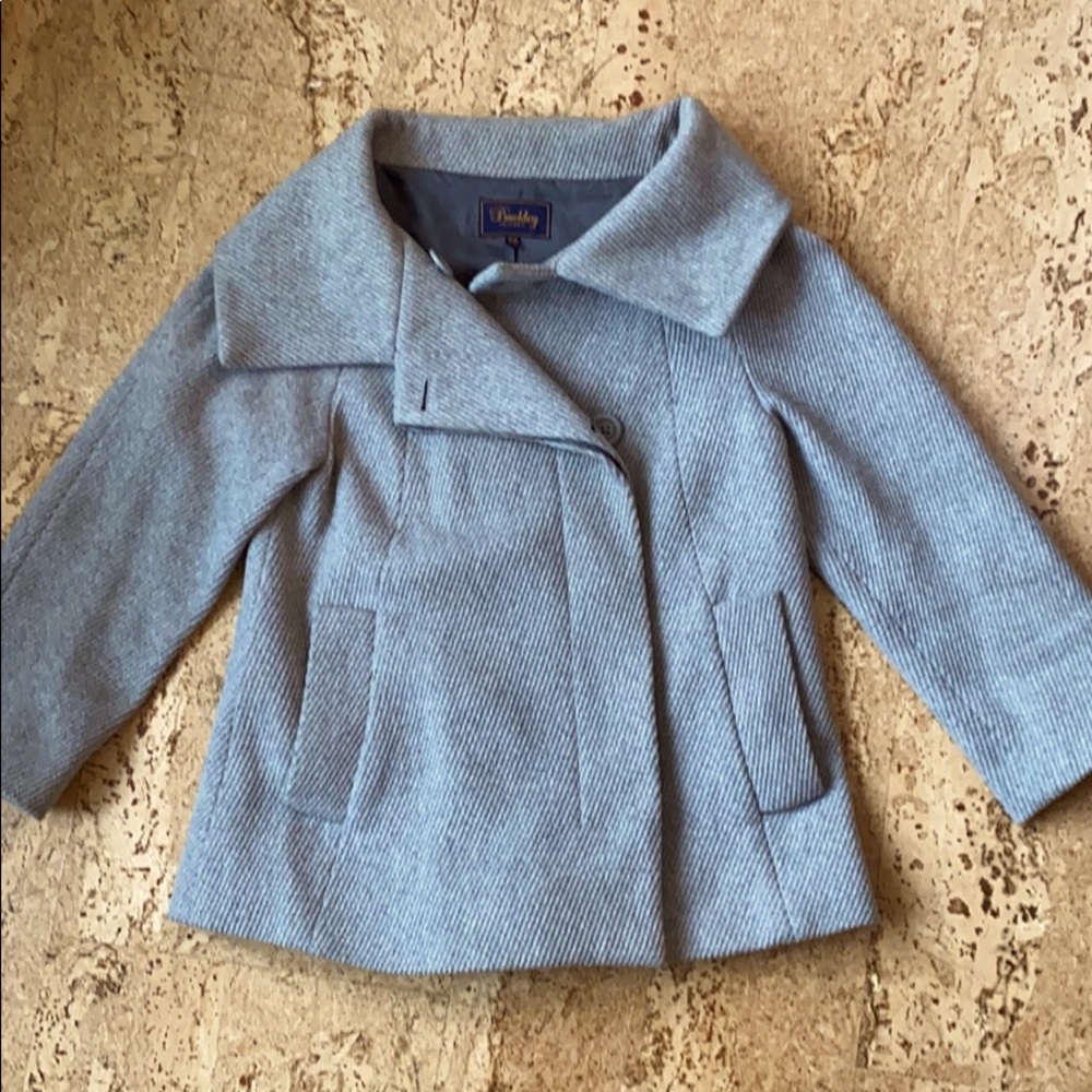 Gray Madewell wool coat